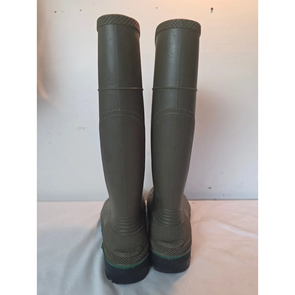 Servus by Honeywell Mens 11 Waterproof Rubber Work Boots Olive Green Made in USA